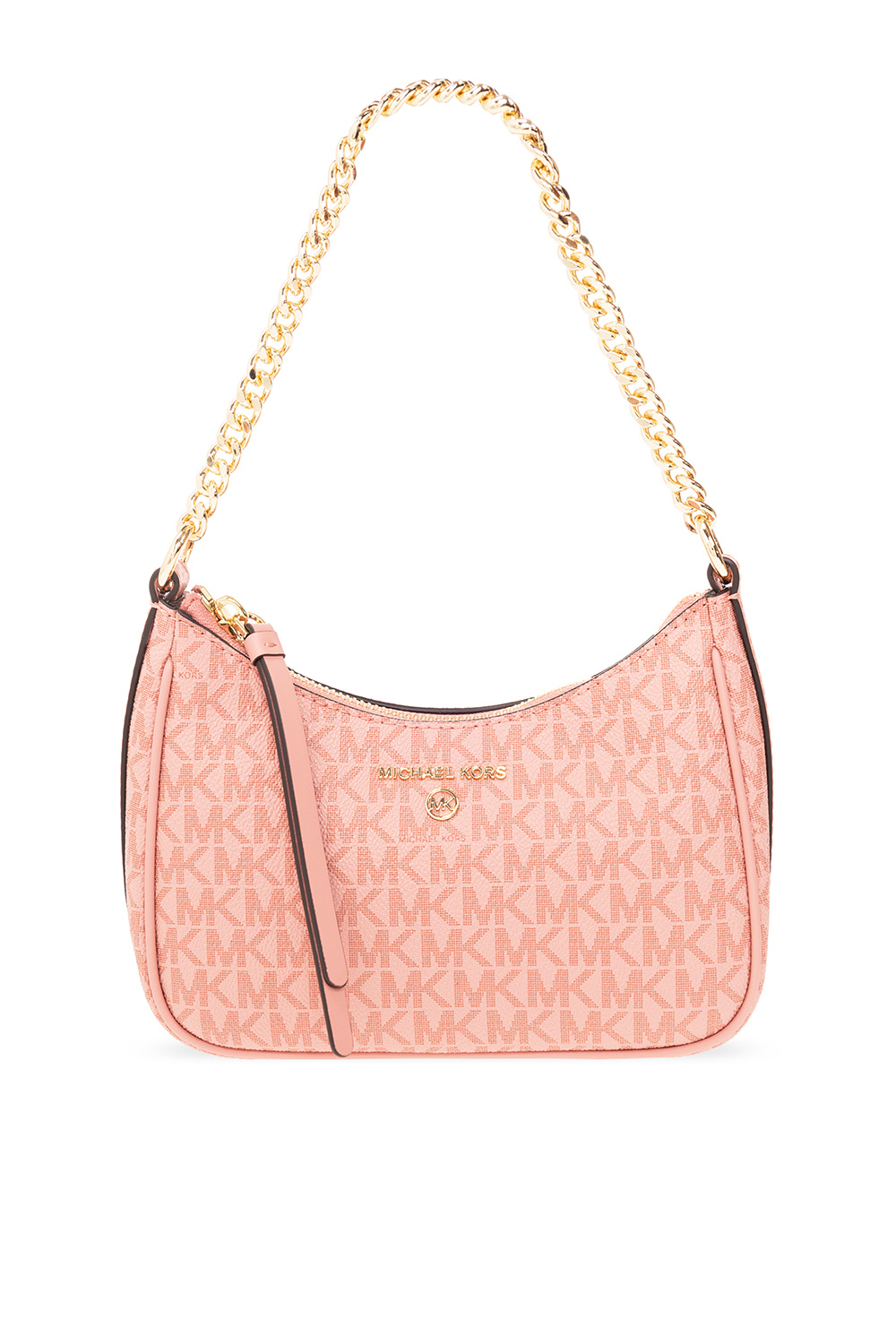 Michael kors pink suede on sale bag